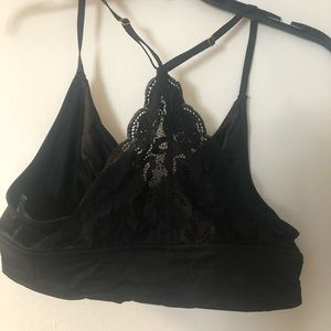 Aerie racerback lace bra-let